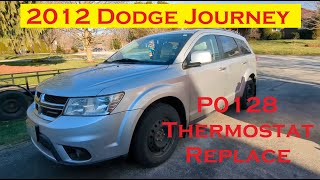 2012 Dodge Journey Thermostat Replacement Code P0128 [upl. by Rainie533]