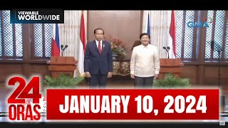 24 Oras Express January 10 2024 HD [upl. by Fanestil]