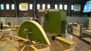 How to build a 150sqm exhibition stand in under 15 hours [upl. by Kearney394]