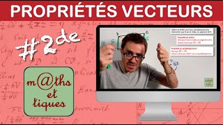 Utiliser des propriétés sur les vecteurs  Seconde [upl. by Norwood]