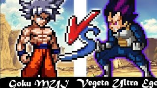 Goku MUI VS Vegeta Ultra Ego Edit [upl. by Enyale]