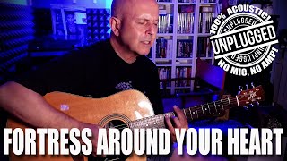 Fortress Around Your Heart  Sting Acoustic unplugged cover by Jiji the minstrel [upl. by Vassar]