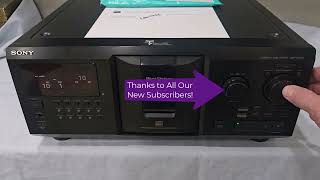 Christopher Preshipping Video 10048062 Sony CD Player CDPCX355 [upl. by Caputto413]