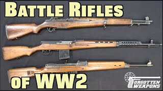 Battle Rifles of World War Two Overview [upl. by Roseanne]