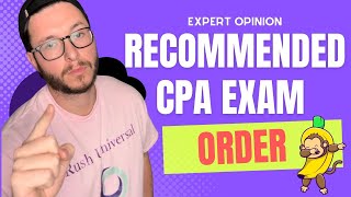 Recommended CPA Exam Order  2024 CPA Exam [upl. by Egiedan613]