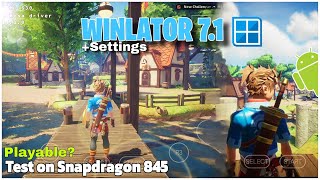 Oceanhorn 2 Knight of the Lost Realm Android Gameplay  Winlator 71  Tested on Snapdragon 845 [upl. by Meesan850]