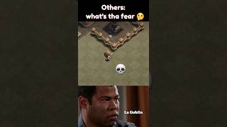 Whats the Fear 😰😱 coc gameplay  shorts coc clashofclans [upl. by Macri]