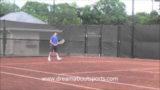 Nicolas Almagro practice at Mens clay court tournament [upl. by Benito]