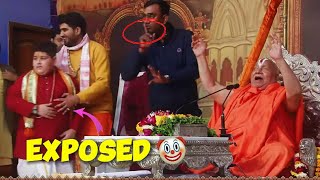 Abhinav Arora viral video with Rambhadracharya Ji  Exposed 🤡 [upl. by Barty]