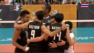 FINAL Thailand v Indonesia 2017 SEA Games Mens Volleyball Kuala Lumpur [upl. by Randolph]