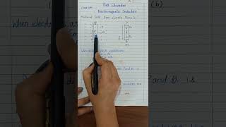 Motional Emf from Lorentz force class12 cbse physics motionalemf icse neet jee iit shorts [upl. by Ardnassak541]