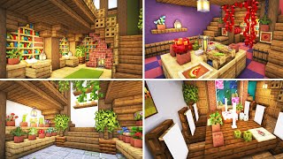 Minecraft  25 Interior Design Inspiration amp Tips Interior Decoration ideas [upl. by Namus]