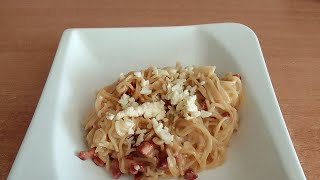 SPAGETTI CARBONARA ZA 5 ZŁ [upl. by Allemahs]