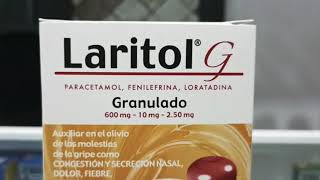 Laritol G té sabor manzanacanela [upl. by Nirhtak]