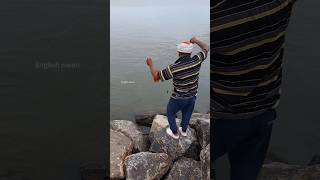 ഒറ്റ വലി സാനം കേറിട്ടാ fishing seafishing fisherman fishingmalayalam fish shorts [upl. by Negaet]