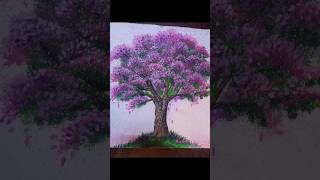 Tree painting ✨️ youtube art painting acrylicpainting shorts [upl. by Eudo]