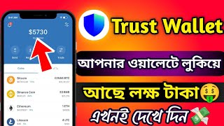 আপনার Trust Wallet এ লুকানো লক্ষ টাকা🤑 Trust Wallet Hidden Token  দেখুন খুঁজে বের করুন💸 [upl. by Maurilla922]