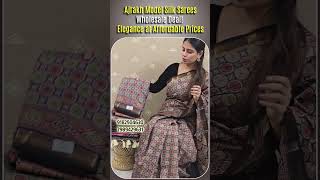 Ajrakh Model Silk Sarees Wholesale Deal Elegance at Affordable Prices ajarakhsarees silksaree [upl. by Niatsirt264]