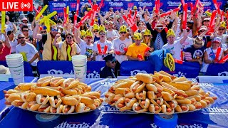 2024 Nathans Hot Dog Eating Contest Live Stream  2024 Nathans Hot Dog Eating Contest Full Show [upl. by Nibot313]