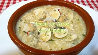 Receta fácil y rápida de arroz con almejas [upl. by Adniles]