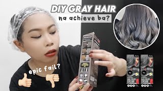 DIY GRAY HAIR  NO BLEACH  NA ACHIEVE BA Philippines [upl. by Bethesde]