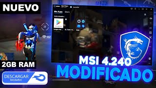 🚀NUEVO MSI 4240 MODIFICADO PARA PC GAMA MEDIABAJA🔥RENDIMIENTO 2024👾 [upl. by Fannie483]