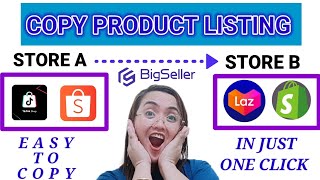 COPY PRODUCT LISTING Easy to Copy from STORE A to STORE B bigsellerphilippines [upl. by Edmonda]