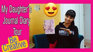 MY DAUGHTERS JOURNAL DIARY📕 Full TOUR  DIY  Pratimaslifenliving [upl. by Steve]