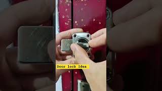 Home door lock Idea Door Locks  Life Hack Idea lock doors doorlock [upl. by Lister500]