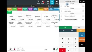 Bestellung absenden  leafsystems Kassensystem Thekenverkauf [upl. by Urbano]