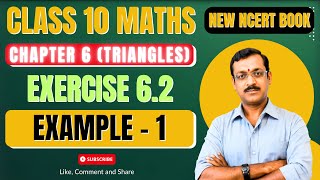 class 10 maths chapter 6 triangles example 1 [upl. by Nylatsirhc]