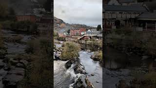 Llangollen River Wales shorts explore travel [upl. by Lasyrc]