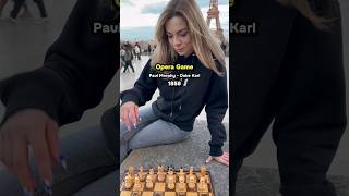 The Opera Game♟️ chess paris chessgame [upl. by Rehtaef]