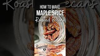 Irresistible Maple Spice Roasted Pecans  Candied Pecans homemadetreats recipeshorts roastednuts [upl. by Sidoeht276]