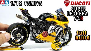 112 TAMIYA DUCATI SUPER LEGGERA V4R CAT [upl. by Crain830]