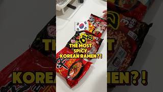 The most spicy Korean ramen mukbang koreanfood foodie [upl. by Suirada]