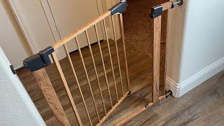 Babelio Baby Toddler Gate Installation and Review [upl. by Binky]