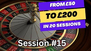 5Minute Roulette Victory Session 15 Success with Joe Croupier Tools [upl. by Kynthia]