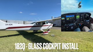 First flight of a 182 with a G3XTouch [upl. by Tareyn]