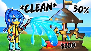 Cleaning is SATISFYING in PowerWash Simulator [upl. by Ralli]