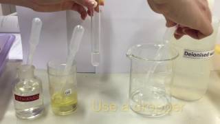 Food Tests Ethanol Emulsion Test [upl. by Rosalia]