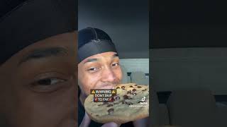 TRYING PIZZA HUTS GIANT CHOCOLATE CHIP COOKIE [upl. by Raknahs]