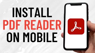 How to Download and Install the Adobe PDF Reader App On Mobile Easy [upl. by Gnohc]