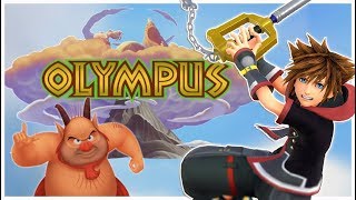 Kingdom Hearts III Chapter 1 OLYMPUS Full Level Gameplay PS4 Pro [upl. by Eidnam]