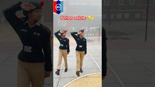 Bayen salute demo  Ncc girls cadet 🇮🇳🫡 ncc trending shortvideo shortsfeed shorts viralshort [upl. by Gladstone]