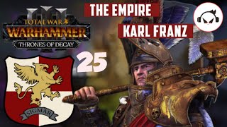 HARD BATTLE AGAINST TZEENTCHS TRICKSTER THE DECEIVER TotalWar Warhammer 3 IE Part 25 KARL FRANZ [upl. by Nollat]