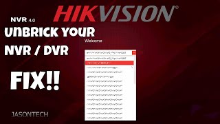 How To Unbrick Your Hikvision NVR  DVR [upl. by Olson]