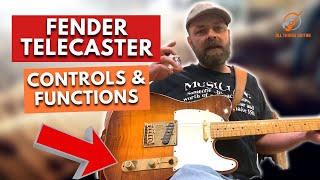 Fender Telecaster Guitar Controls Functions Tutorial By Jimi D [upl. by Spiegelman]