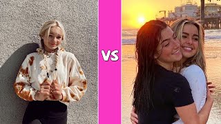 Pressley Hosbach Vs Charli D’amelio amp Addison Rae TikTok Dance Battle [upl. by Kevina]