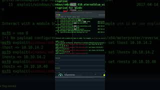 MS17 010  EternalBlue  Metasploit [upl. by Nitnert767]